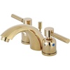 image:imageKingston Brass KB8958DL Concord 4 to 8 Mini Widespread Lavatory Faucet with Retail Popup Brushed NickelPolished Brass