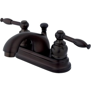 image:imageKingston KB2601KL 4 Centerset Bathroom Faucet Polished ChromeOil Rubbed Bronze