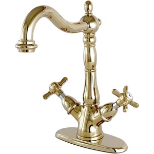 image:imageKingston KS1491BEX Vessel Sink Faucet Polished ChromePolished Brass