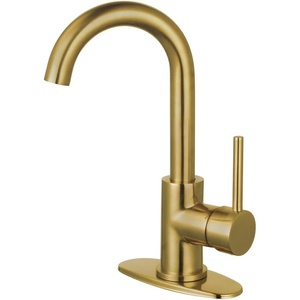 image:imageKingston LS843DLPN SingleHole Bathroom Faucet Polished NickelBrushed Brass