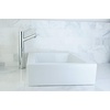 image:imageKingston Brass EV4335 Fauceture Pacifica Vitreous China Bathroom Vessel White  Finest vitreous china with high chemical and thermal shock resistance Includes integral rectangular lavatory bowlWhite