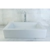 image:imageKingston Brass EV4335 Fauceture Pacifica Vitreous China Bathroom Vessel White  Finest vitreous china with high chemical and thermal shock resistance Includes integral rectangular lavatory bowlWhite