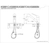 image:imageKingston Brass KS881C Kitchen Faucet Matching PullOut Sprayer Polished Chrome