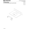 image:imageKingston Brass KVPB3022M38 Fauceture Templeton Vanity with Tops with 17 x 14 Undermount Sink 30 L x 22 W x 1214 D Carrara Marble WhiteCarrara Marble White