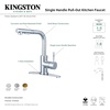 image:imageKingston Brass LS2711DL Concord PullOut Sprayer Kitchen Faucet Polished Chrome 1269 x 981 x 794Brushed Nickel