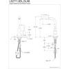 image:imageKingston Brass LS2711DL Concord PullOut Sprayer Kitchen Faucet Polished Chrome 1269 x 981 x 794Brushed Nickel