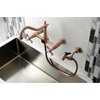 image:imageKingston KS124AXBSAC Wall Mount Bridge Kitchen Faucet Antique CopperAntique Copper