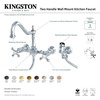image:imageKingston KS124AXBSAC Wall Mount Bridge Kitchen Faucet Antique CopperAntique Copper