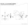 image:imageKingston KS124AXBSAC Wall Mount Bridge Kitchen Faucet Antique CopperAntique Copper