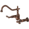 image:imageKingston KS124AXBSAC Wall Mount Bridge Kitchen Faucet Antique CopperAntique Copper
