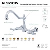 image:imageKingston KS124AXBSAC Wall Mount Bridge Kitchen Faucet Antique CopperAntique Copper
