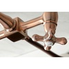 image:imageKingston KS124AXBSAC Wall Mount Bridge Kitchen Faucet Antique CopperAntique Copper