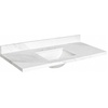 image:imageKingston KVPB4922W38CL 49 x 22 Quartz Vanity Top Quartz White