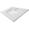 image:imageKingston LBT312271 31 x 22 Ceramic Vanity Top with Sink WhiteWhite