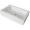 image:imageKingston Brass EV4335 Fauceture Pacifica Vitreous China Bathroom Vessel White  Finest vitreous china with high chemical and thermal shock resistance Includes integral rectangular lavatory bowlWhite