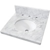 image:imageKingston KVPB1917M38 19 x 17 Carrara Marble White Vanity Top