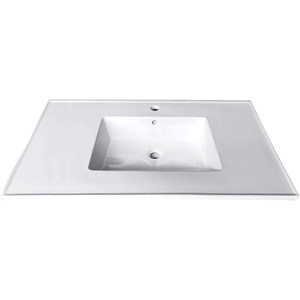 image:imageKingston LBT312271 31 x 22 Ceramic Vanity Top with Sink WhiteWhite