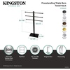 image:imageKingston Brass CCS6028 Edenscape Freestanding TowelRack Brushed NickelBrushed Brass