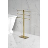 image:imageKingston Brass CCS6028 Edenscape Freestanding TowelRack Brushed NickelBrushed Brass