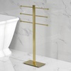 image:imageKingston Brass CCS6028 Edenscape Freestanding TowelRack Brushed NickelBrushed Brass