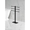 image:imageKingston Brass CCS6028 Edenscape Freestanding TowelRack Brushed NickelMatte Black