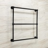image:imageKingston Brass DTM32303BN Palatine 30 x 32Inch Wall Mount TowelRack Brushed NickelMatte Black