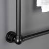 image:imageKingston Brass DTM32303BN Palatine 30 x 32Inch Wall Mount TowelRack Brushed NickelMatte Black