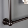 image:imageKingston Brass DTM32303BN Palatine 30 x 32Inch Wall Mount TowelRack Brushed NickelOil Rubbed Bronze