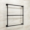 image:imageKingston Brass DTM32303BN Palatine 30 x 32Inch Wall Mount TowelRack Brushed NickelOil Rubbed Bronze