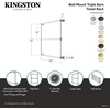 image:imageKingston Brass DTM32303BN Palatine 30 x 32Inch Wall Mount TowelRack Brushed NickelPolished Brass