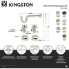 image:imageKingston KPK110P1 Plumbing Sink Trim Kit with PTrap Polished ChromePolished Nickel