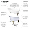 image:imageKingston VCTND5431B2 Single Slipper Clawfoot TubWhitePolished BrassWhitePolished Brass