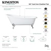 image:imageKingston VCTND5431B2 Single Slipper Clawfoot TubWhitePolished BrassWhitePolished Brass