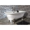 image:imageKingston VCTQ7D6732NLW Iron Double Ended Clawfoot Tub WhiteWhiteBrushed Nickel