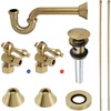 image:imageKingston CC53307VOKB30 Plumbing Sink Trim Kit Brushed Brass