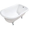 image:imageKingston VCTND483117W1 Roll Top Clawfoot Tub WhitePolished ChromeWhitePolished Chrome