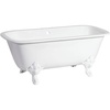 image:imageKingston VCTQ7D6732NLW Iron Double Ended Clawfoot Tub WhiteWhite