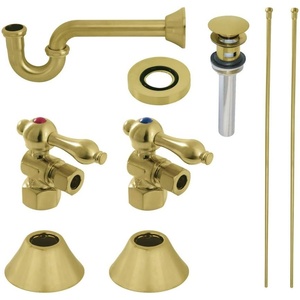 image:imageKingston CC43107VOKB30 Plumbing Sink Trim Kit Brushed Brass