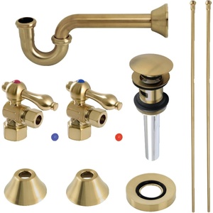 image:imageKingston CC53307VOKB30 Plumbing Sink Trim Kit Brushed Brass