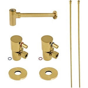 image:imageKingston CD43307DLLKB30 Plumbing Sink Trim Kit Brushed Brass