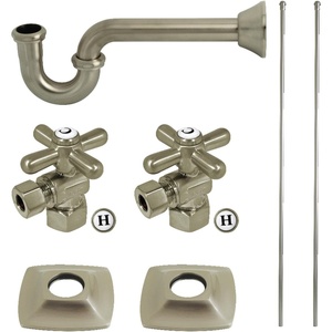 image:imageKingston KPK110P1 Plumbing Sink Trim Kit with PTrap Polished ChromeBrushed Nickel