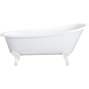 image:imageKingston VCTND5431B2 Single Slipper Clawfoot TubWhitePolished BrassWhiteWhite