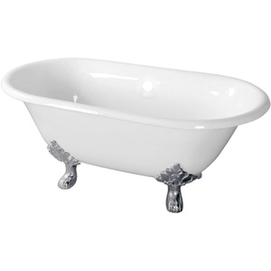image:imageKingston VCTND603119NC1 Clawfoot TubWhitePolished Chrome