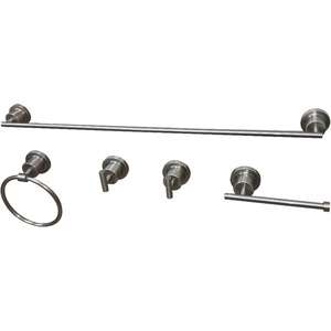 image:imageKingston BAH8212478SN Bar Bathroom Accessory Set Brushed NickelBrushed Nickel