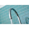 image:imageKINGSTON BRASS KS8721ZX Millennium Widespread Kitchen Faucet with ABS Sprayer Polished Chrome  Millennium collection Doublehandle With plastic sprayer Solid brass construction for durabilityPolished Chrome