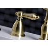 image:imageKingston Brass KB1792ALBS Heritage 8Inch Centerset Kitchen Faucet Polished BrassBrushed Brass