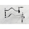 image:imageKingston KS2101AL Wall Mount Pot Filler Faucet Polished Chrome  Heritage collection Solid brass construction for durability Dripfree ceramic disc cartridgePolished Chrome