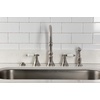 image:imageKingston KS2798BPLBS Widespread Kitchen Faucet Brushed Nickel