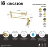 image:imageKingston KS4103BEX Essex Wall Mount Pot Filler Faucet Antique BrassAntique Brass
