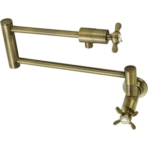 image:imageKingston KS4103BEX Essex Wall Mount Pot Filler Faucet Antique BrassAntique Brass
